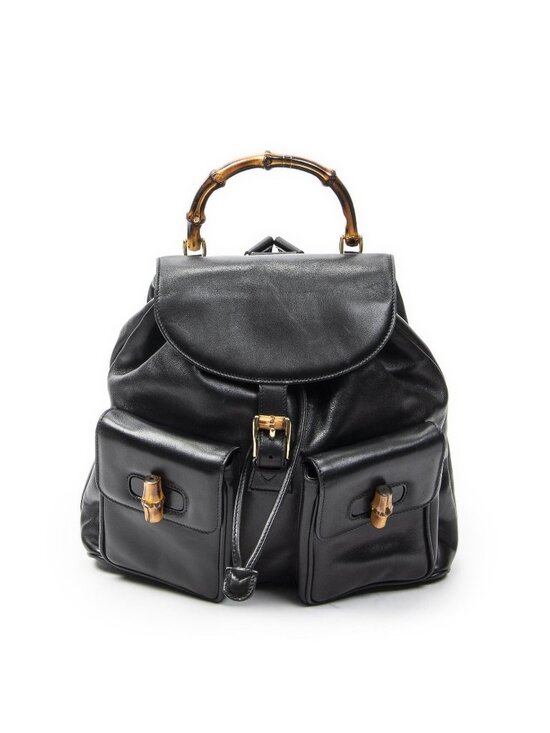 Gucci Rajibanbu Backpack Black Calfskin Leather main image 13